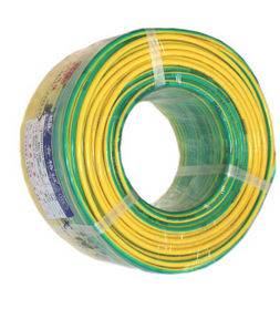 美河电线电缆BVR/1.5/2.5/4/6/10/16/25/35/50/70平方 单芯多股软线 穿管线 国标铜芯电缆 黄绿双色 国标100米 BVR 70平方