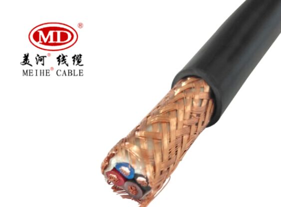 美河RVVP4芯屏蔽线缆 0.5/0.75/1/1.5/2.5平方铜丝屏蔽电缆
